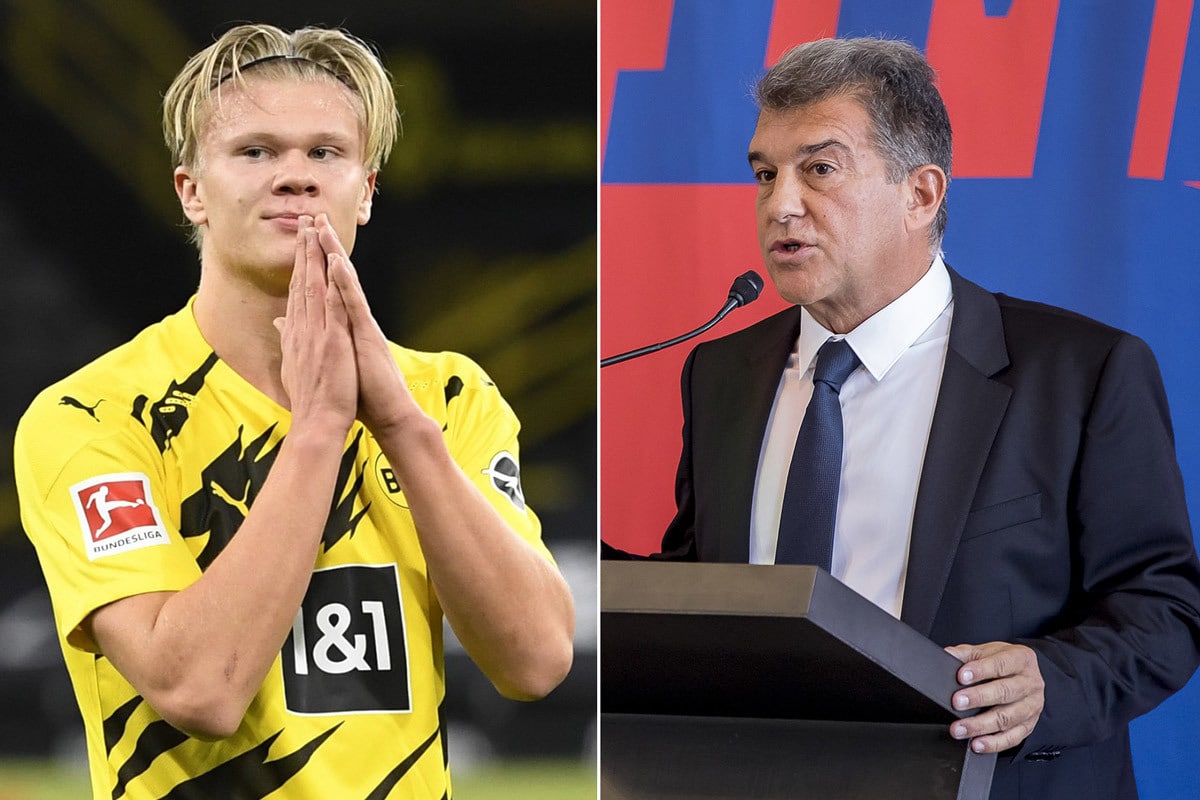 Barcelona ready to sell two players as Joan Laporta pushes for Erling Haaland transfer - Bóng Đá