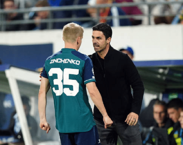 Arteta nóng mặt ra đường pitch chỉ đạo Zinchenko - Bóng Đá