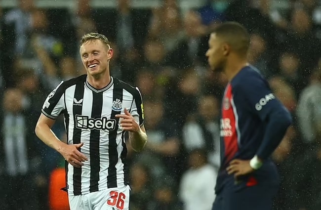 Sean Longstaff reveals he asked for Kylian Mbappe