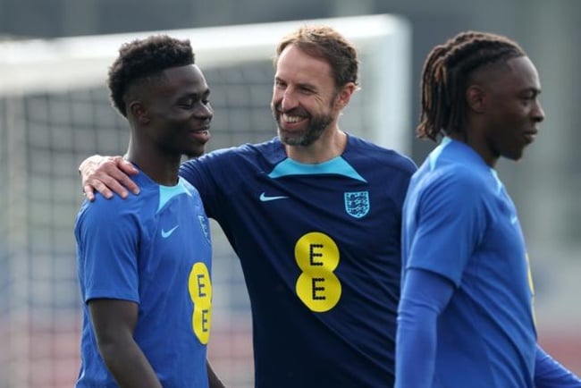 Gareth Southgate gives Bukayo Saka injury update ahead of Arsenal vs Man City - Bóng Đá