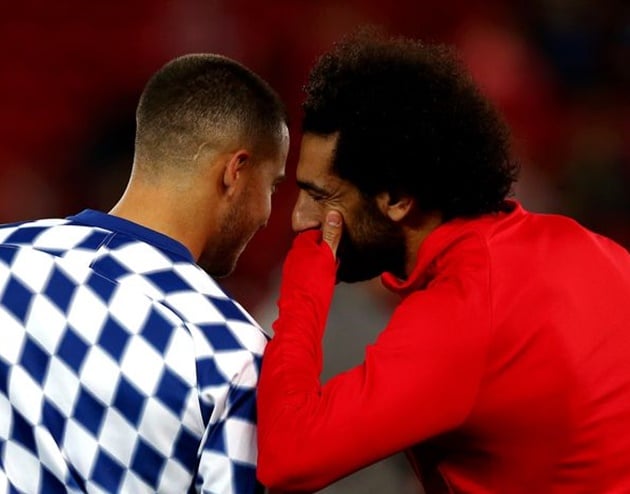 Mohamed Salah breaks silence on Eden Hazard