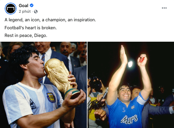 Cả thế giới khóc thương Diego Maradona! - Bóng Đá