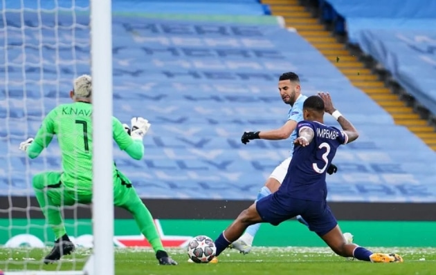 TRỰC TIẾP Man City 1-0 PSG (H1): Mahrez ghi bàn - Bóng Đá