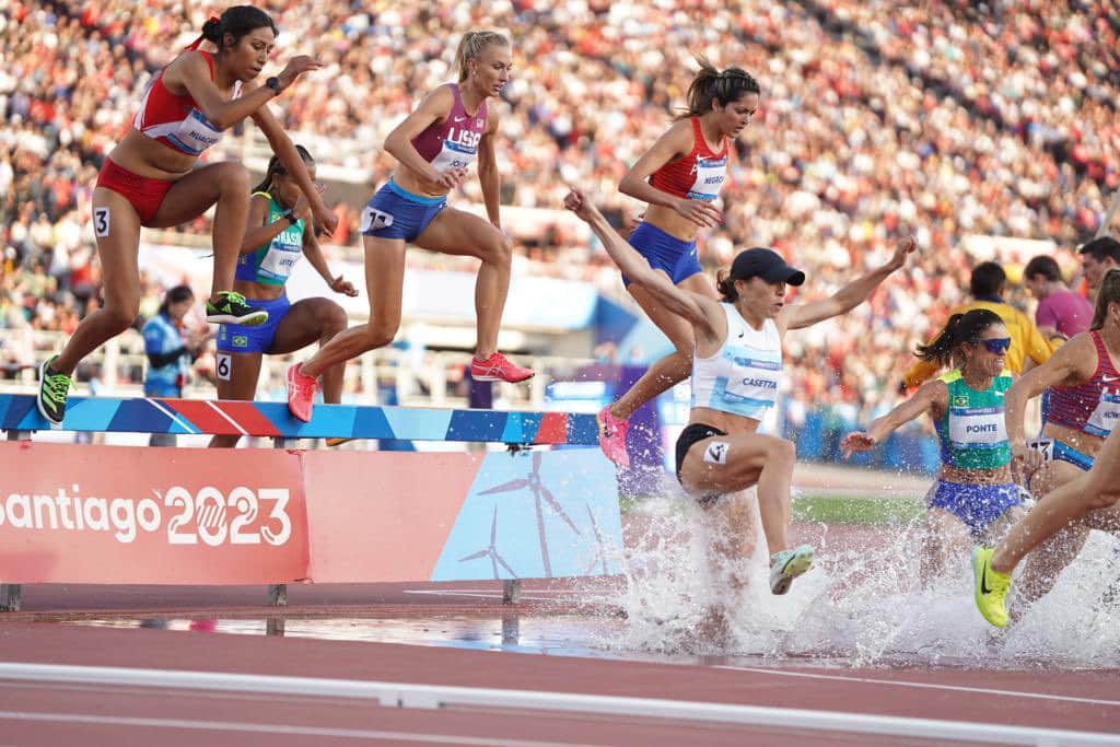 Casetta phá kỷ lục 3.000m rào nữ tại Pan American Games 2023