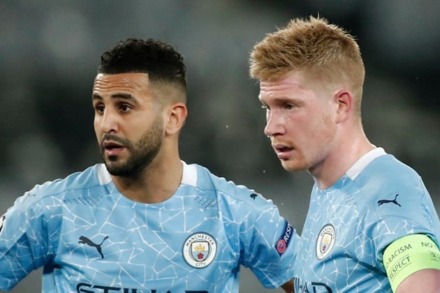 What Kevin De Bruyne said to Riyad Mahrez before free-kick winner for Manchester City against PSG - Bóng Đá