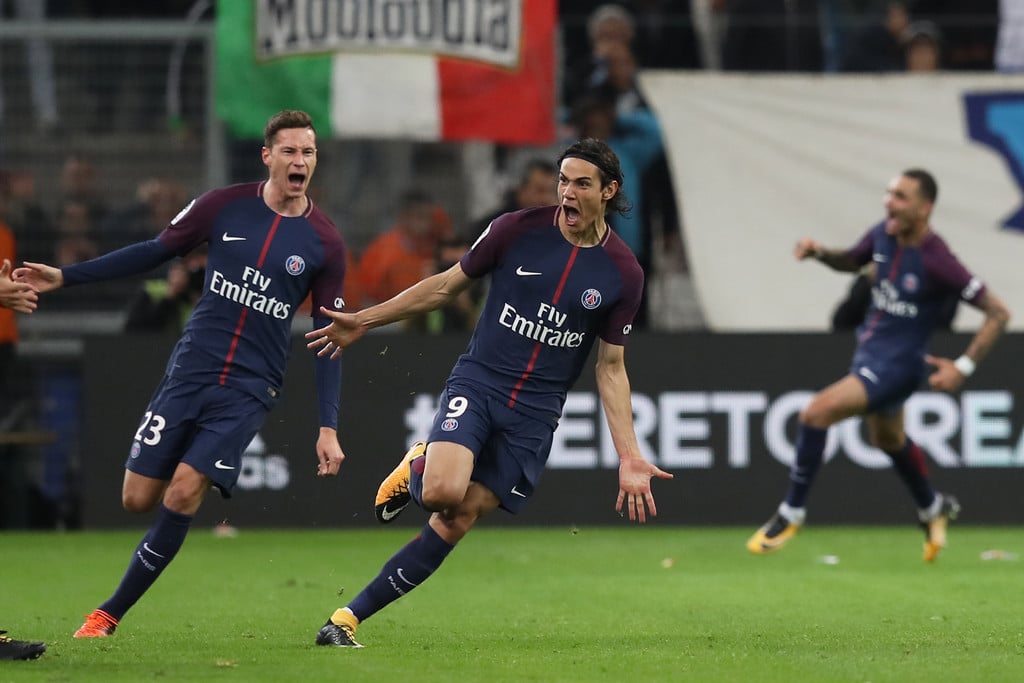 Neymar nhận thẻ đỏ, Cavani ghi bàn phút 90+2, PSG hòa kịch tính Marseille - Bóng Đá