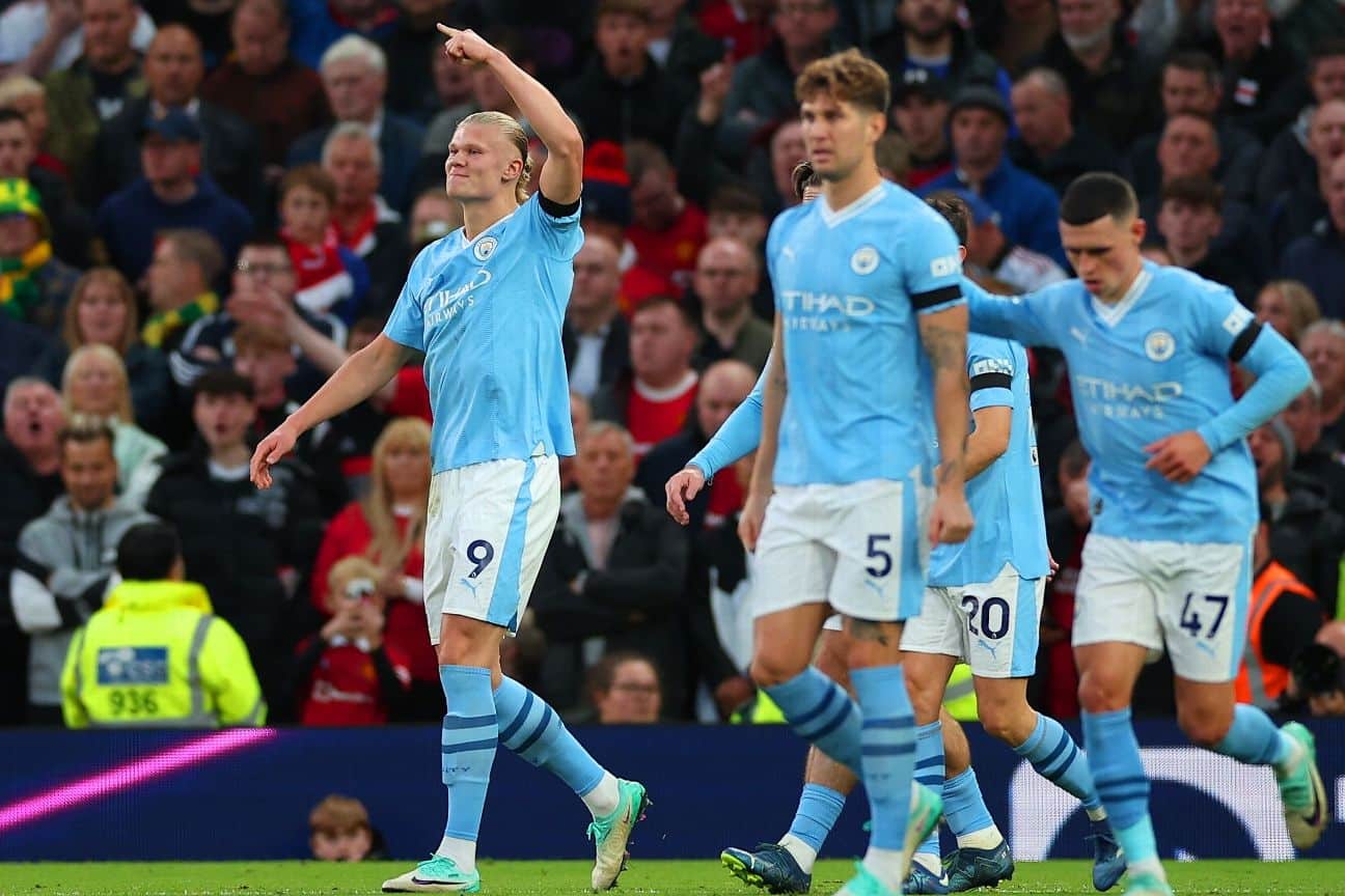 Haaland có cơ hội nâng cao thành tích ghi bàn khi Man City tiếp Bournemouth cuối tuần này. Ảnh: Reuters