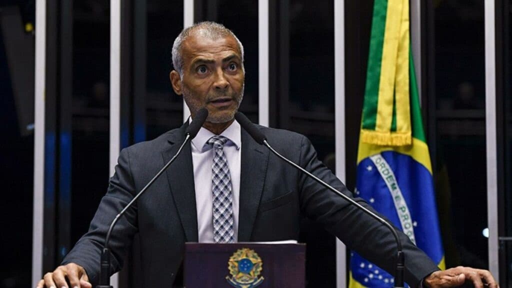 Romario hiện là thượng nghị sĩ bang Rio de Janeiro. Ảnh: Federal Senate